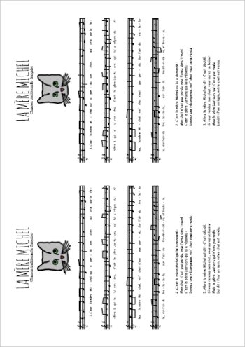 La mère Michel Partition gratuite